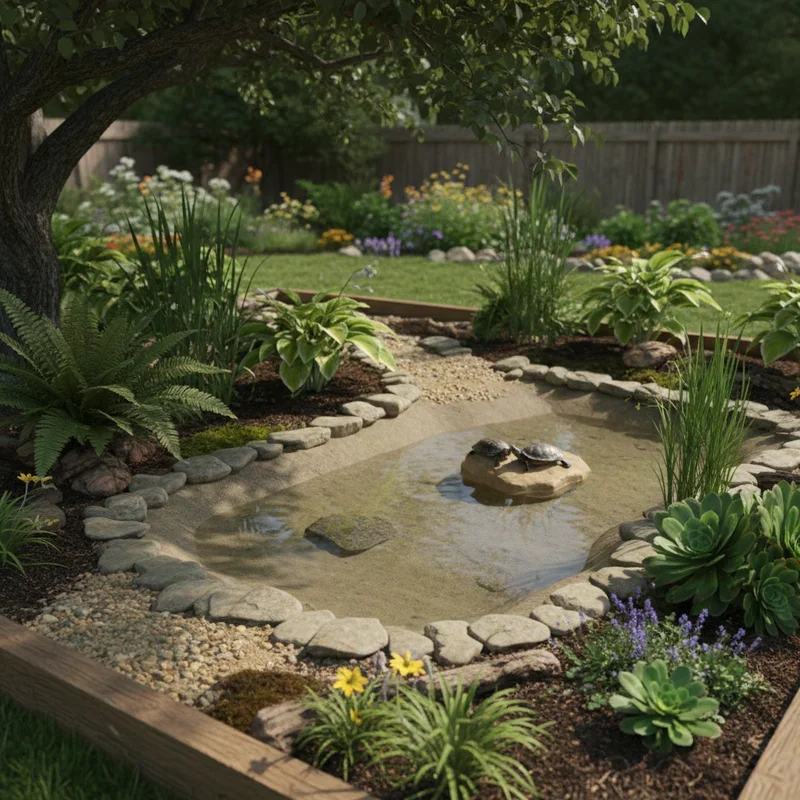 Outdoor Turtle Habitat Ideas
