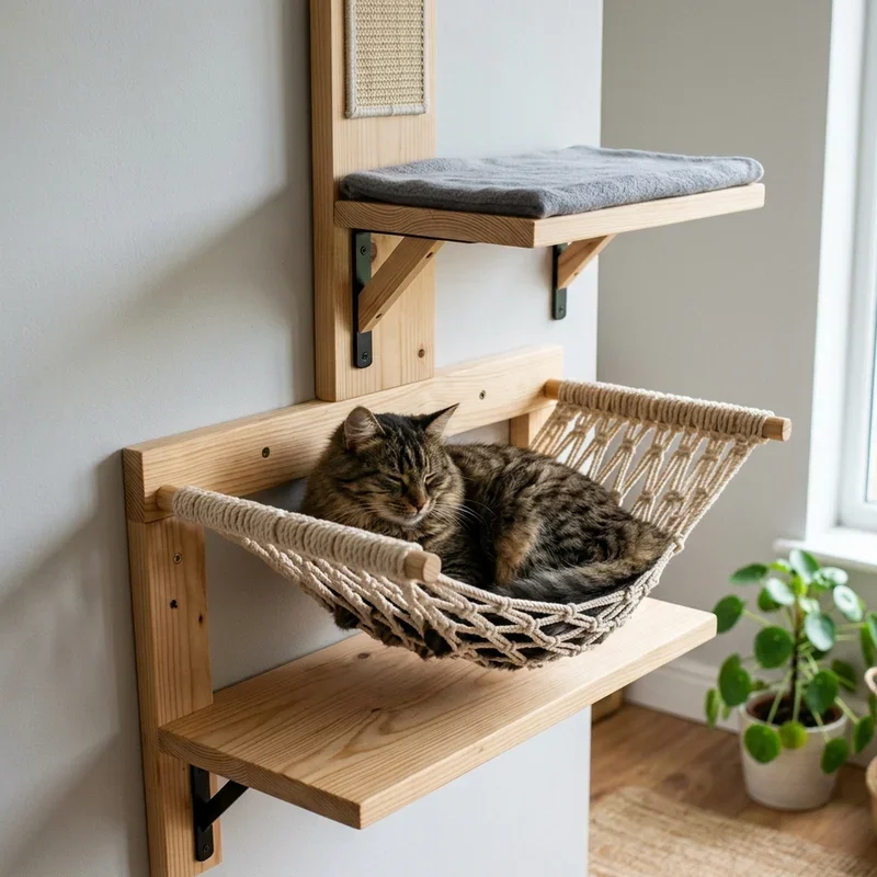 DIY Cat Shelf Ideas