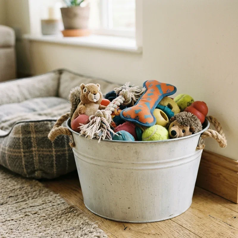 Dog Toy Basket Ideas