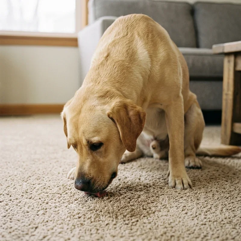 Why Is My Dog Licking the Carpet
