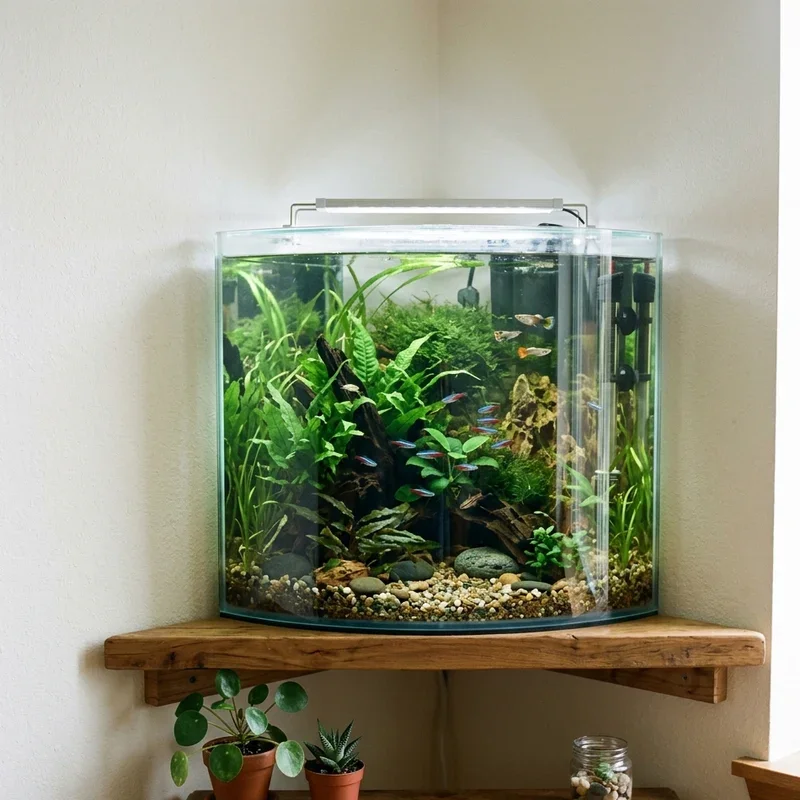 Corner Fish Tank Ideas