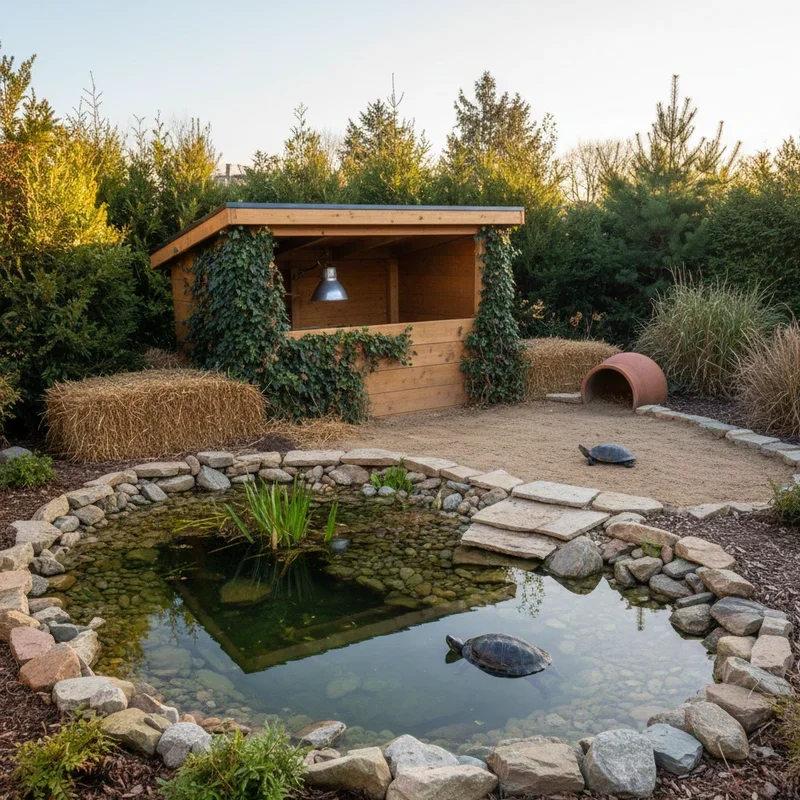 Outdoor Turtle Habitat Ideas