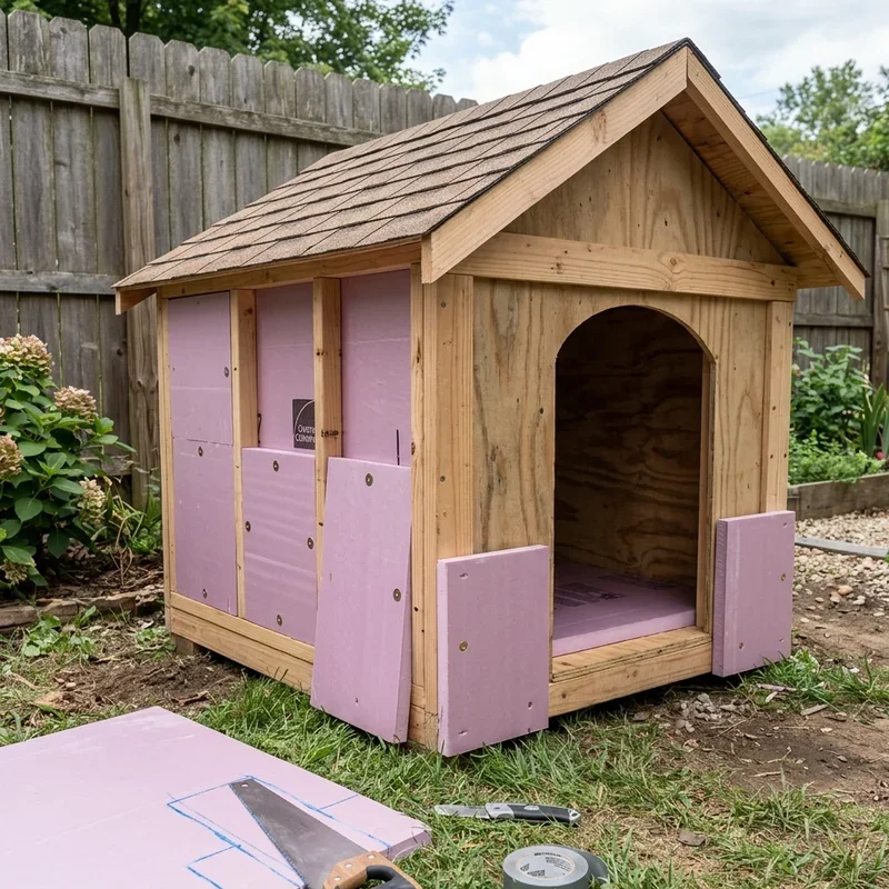 Dog House Insulation Ideas