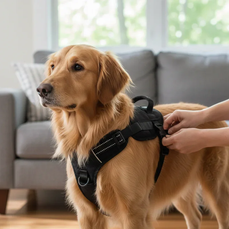 How to Put On Dog Harness