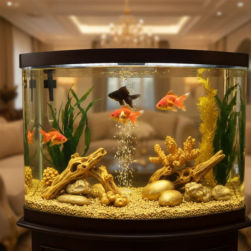 15 Fancy Goldfish Tank Ideas for a Beautiful Home Display