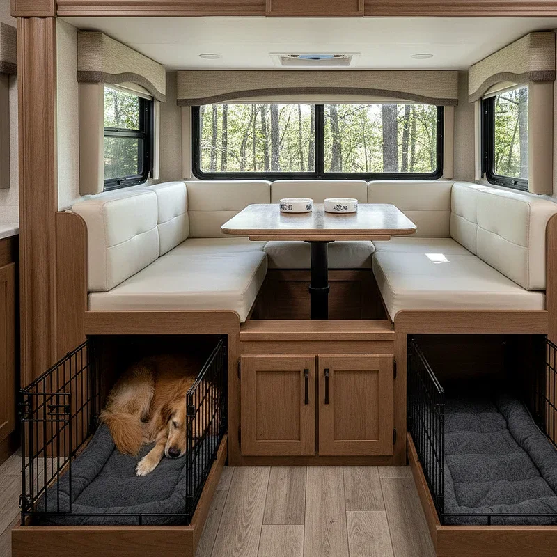 RV Dog Kennel Ideas