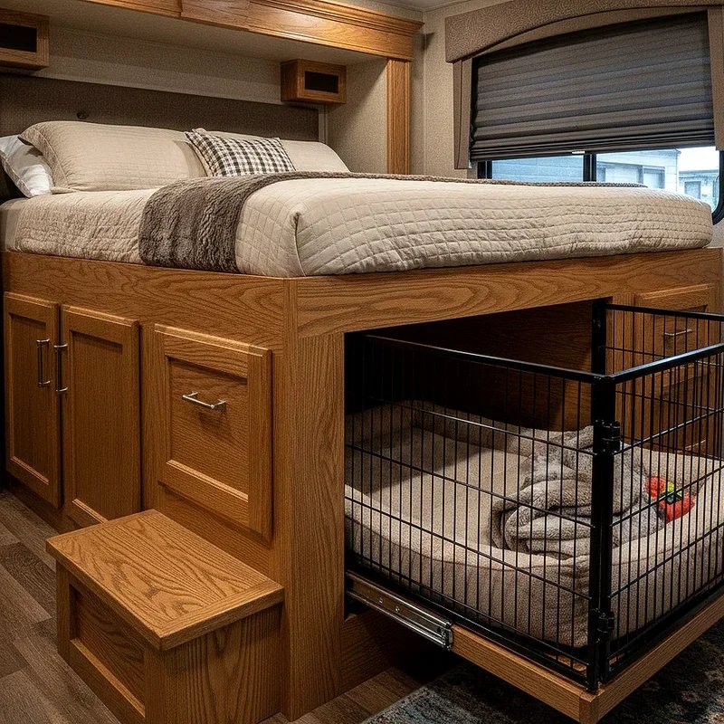 RV Dog Kennel Ideas