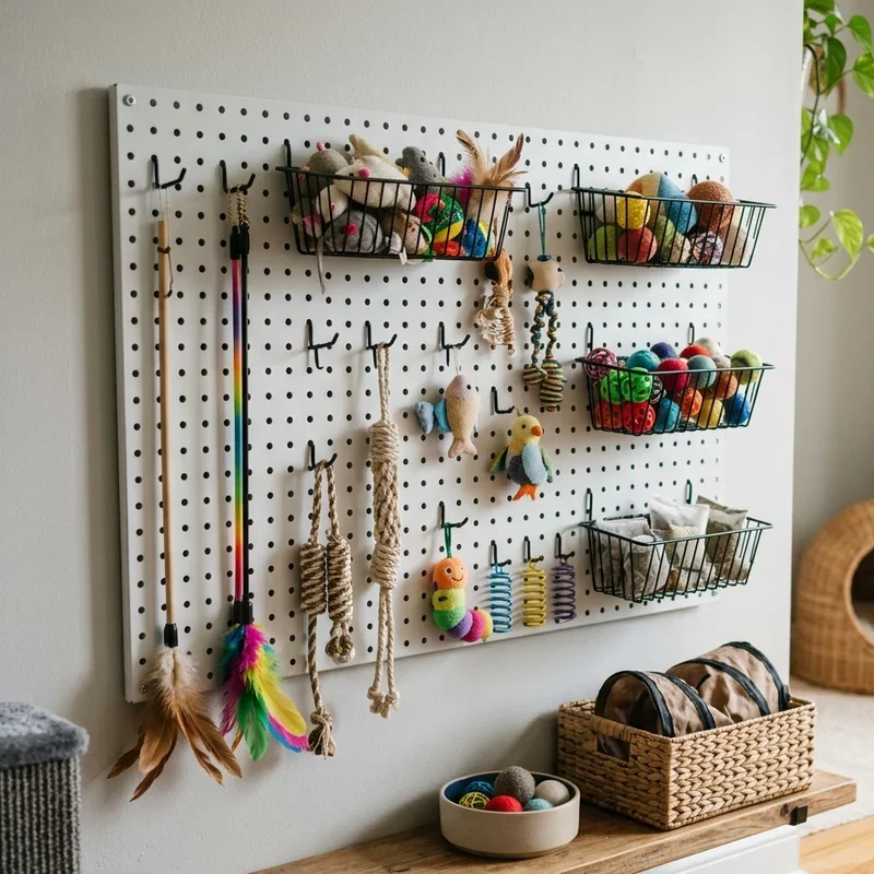 Cat Toy Storage Ideas