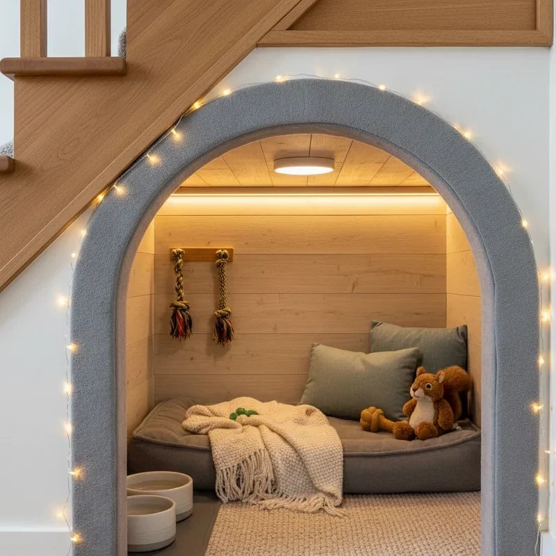 Dog Room Under Stairs Ideas