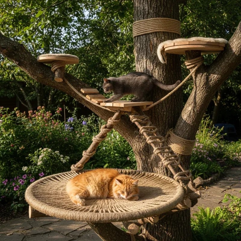 Outdoor Cat Perch Ideas