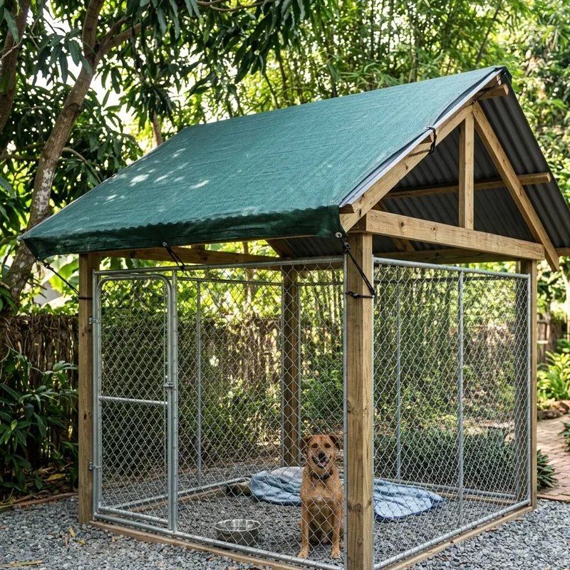 Outdoor Dog Kennel Roof Ideas