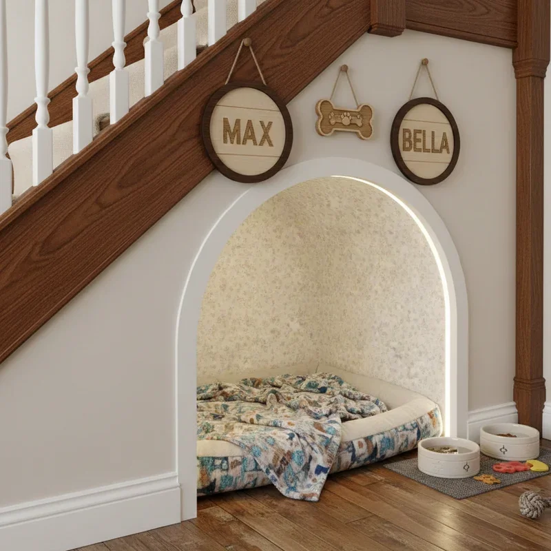 Dog Room Under Stairs Ideas