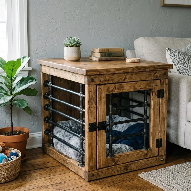 Dog Crate Ideas for Living Room