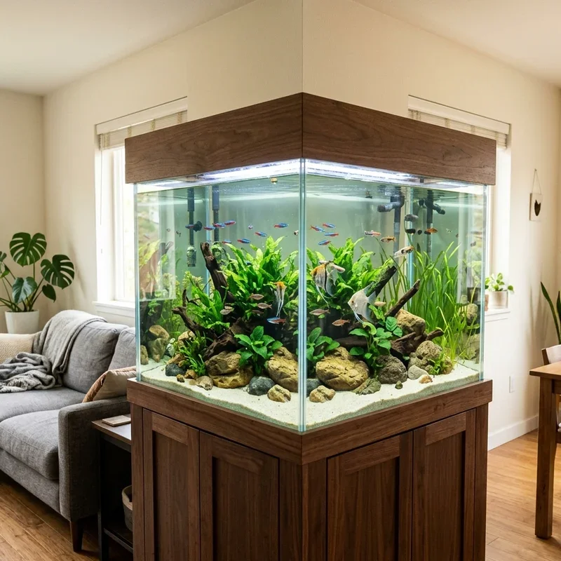 Corner Fish Tank Ideas