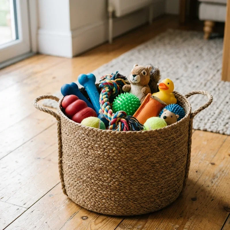 Dog Toy Basket Ideas