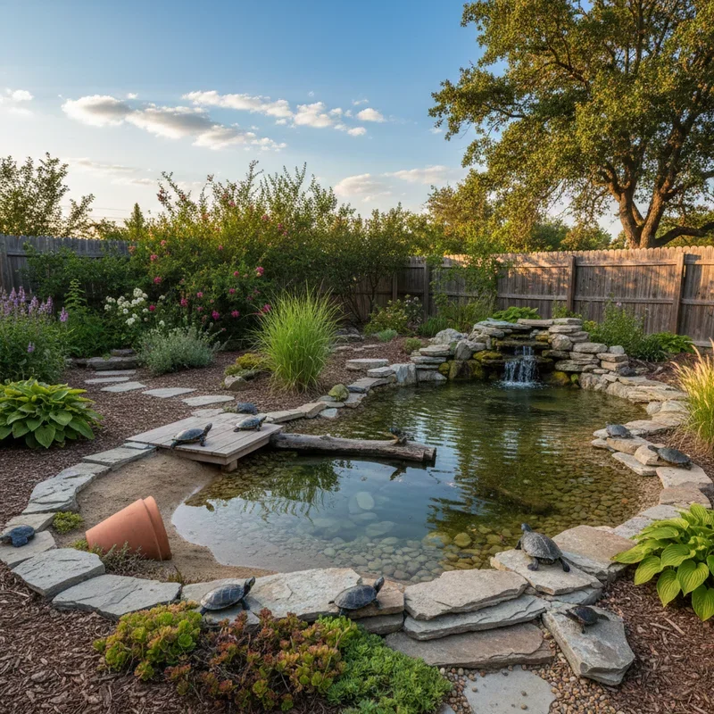 Outdoor Turtle Habitat Ideas