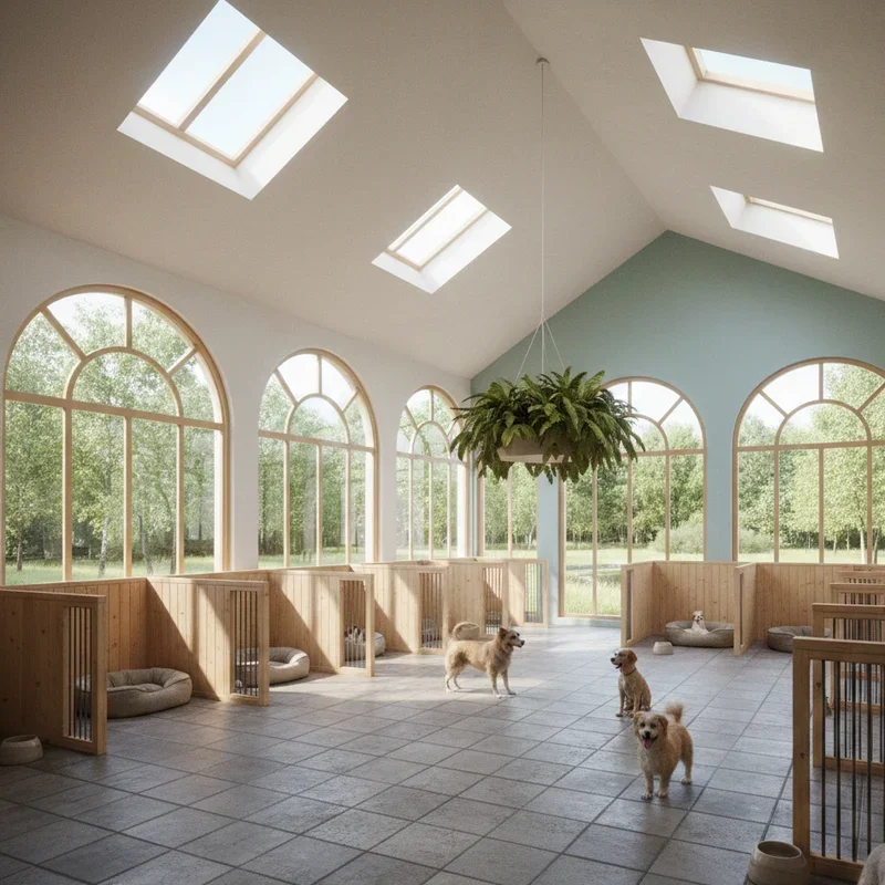 Indoor Dog Boarding Kennel Ideas