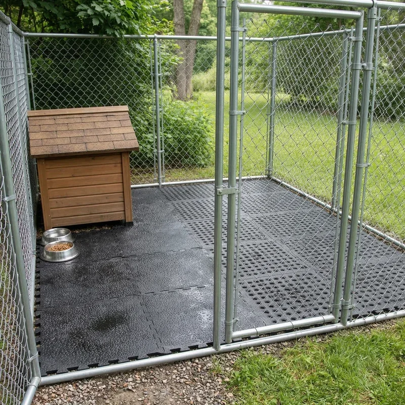 Outdoor Dog Kennel Flooring Ideas on a Budget