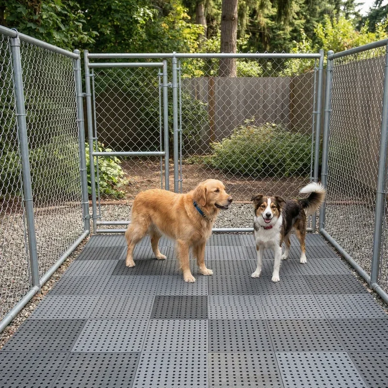Outdoor Dog Kennel Flooring Ideas on a Budget