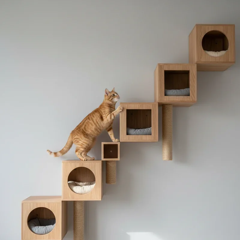Cat Climbing Wall Ideas