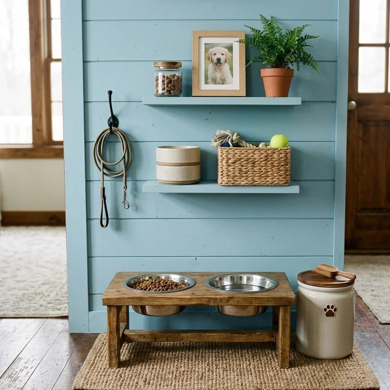 Dog Feeding Area Ideas