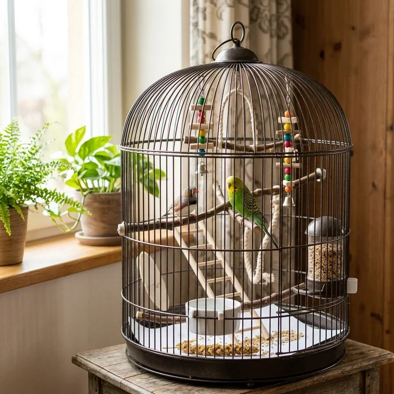 15 Bird Cage Setup Ideas for Happy Healthy Birds