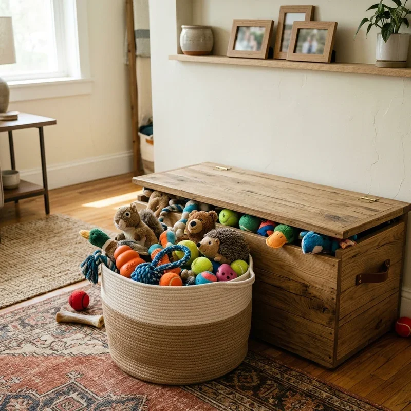 Dog Toy Basket Ideas