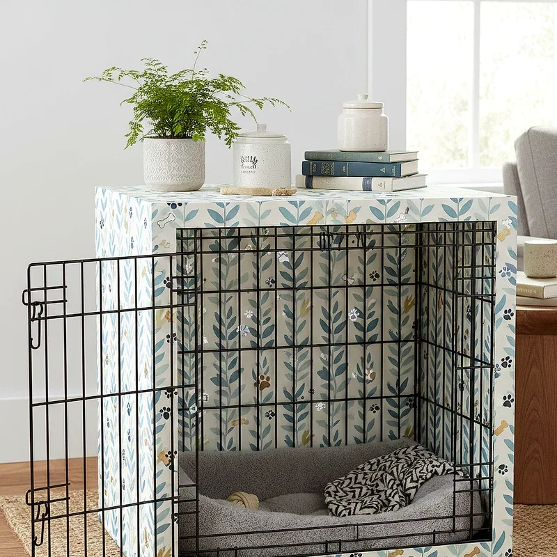 Dog Crate Decorating Ideas