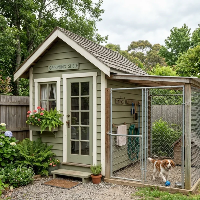 Dog Grooming Shed Ideas