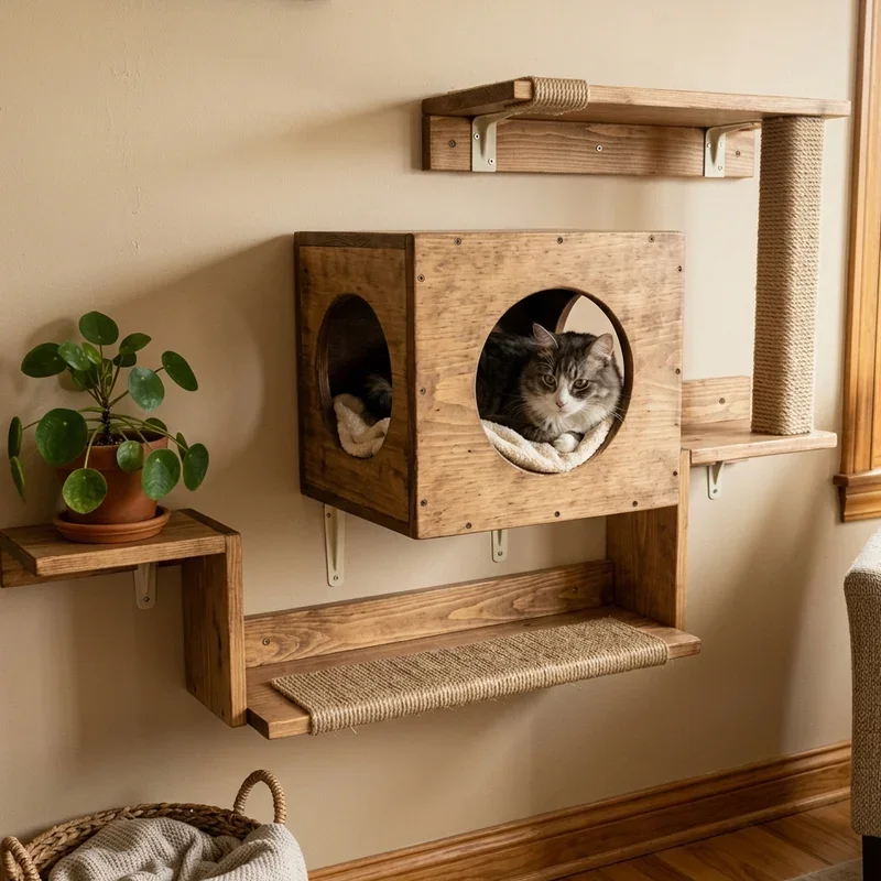 DIY Cat Shelf Ideas