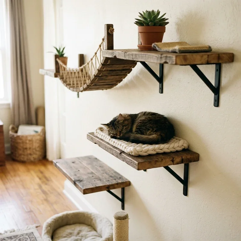 DIY Cat Shelf Ideas
