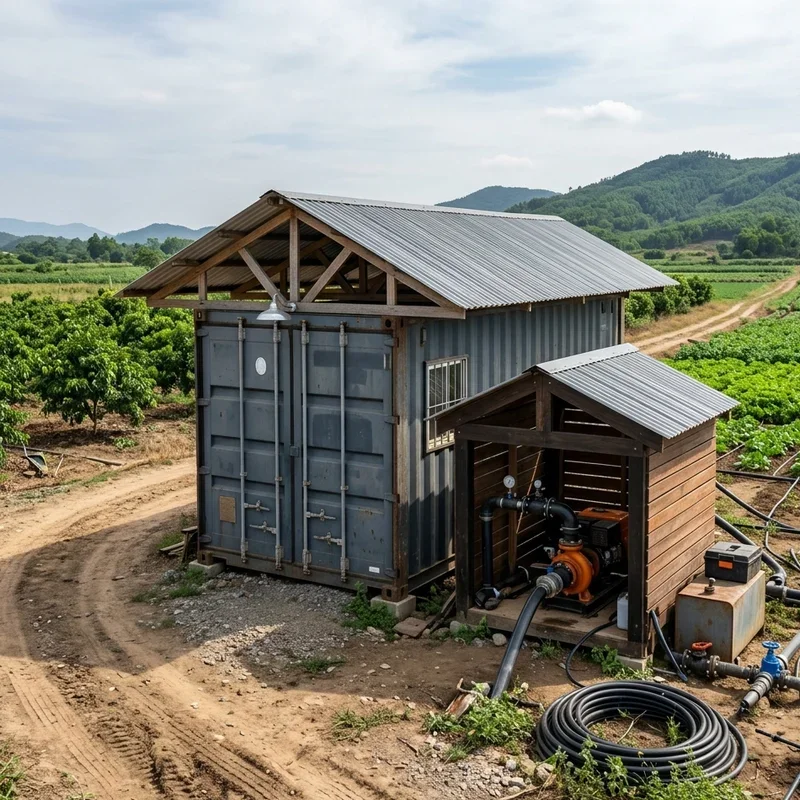 Conex Barn Ideas