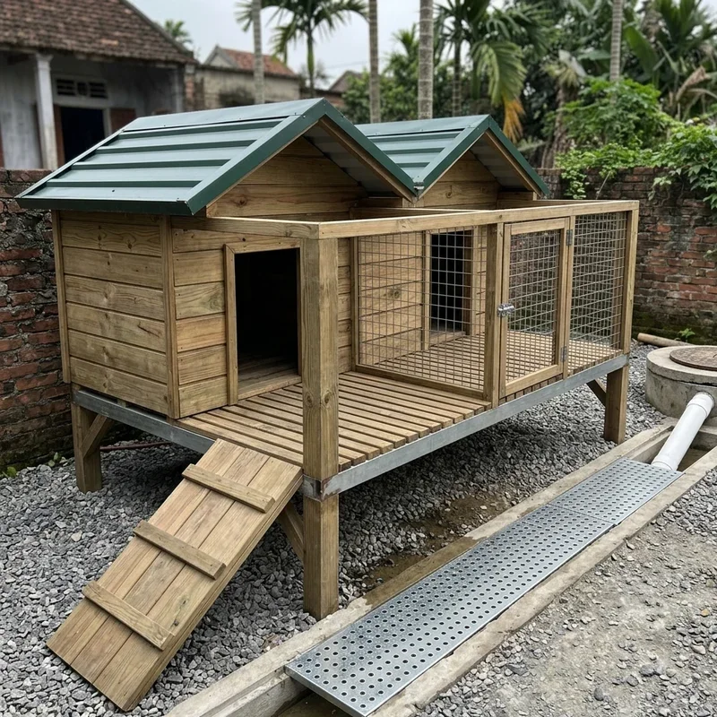 Raised Dog Kennel Ideas