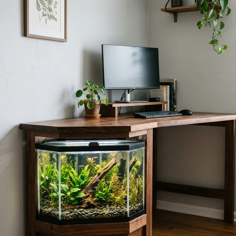 Corner Fish Tank Ideas
