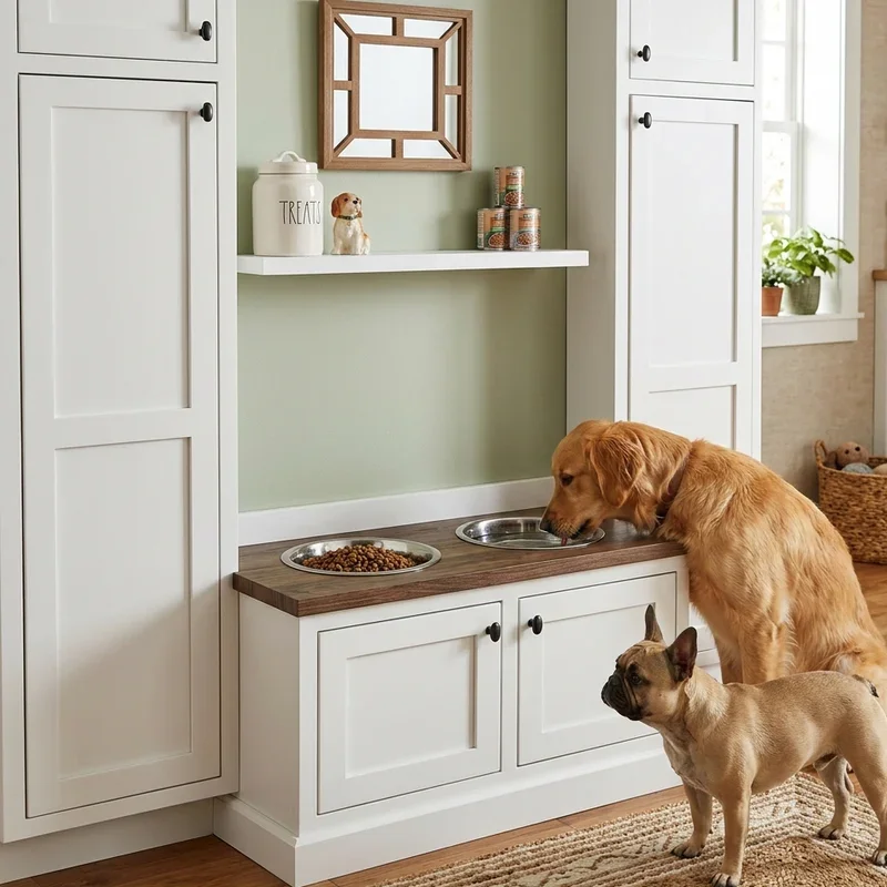 Dog Feeding Area Ideas