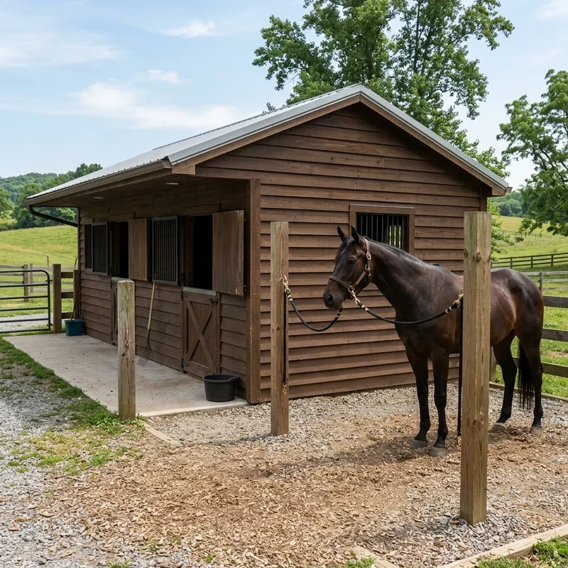 Simple Horse Barn Ideas