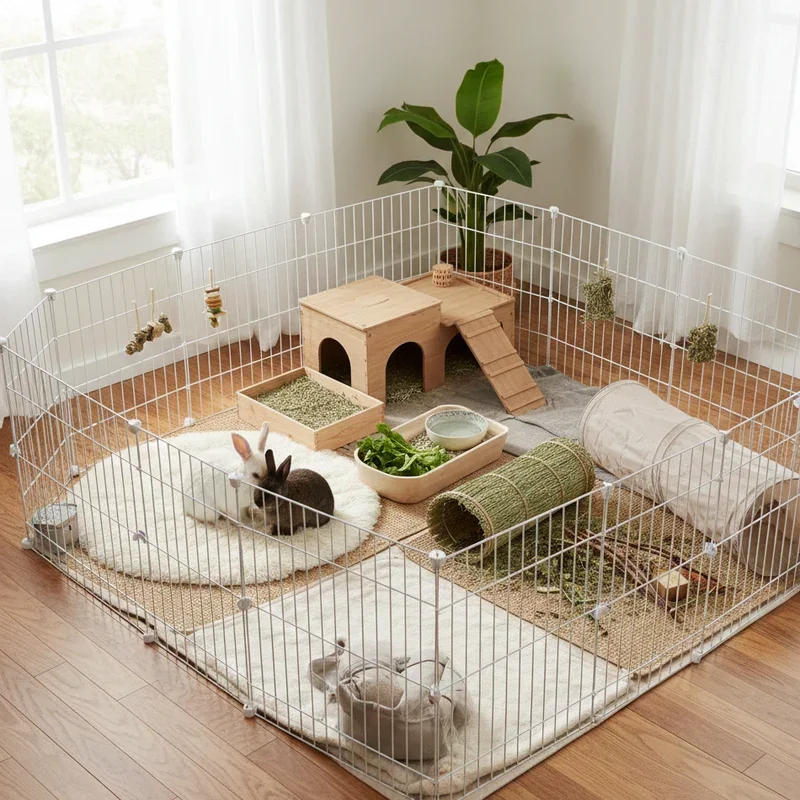 Indoor Rabbit Playpen Ideas