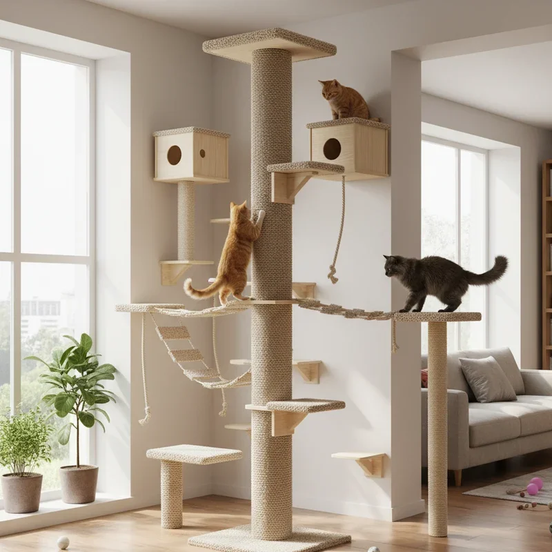 Cat Climbing Wall Ideas
