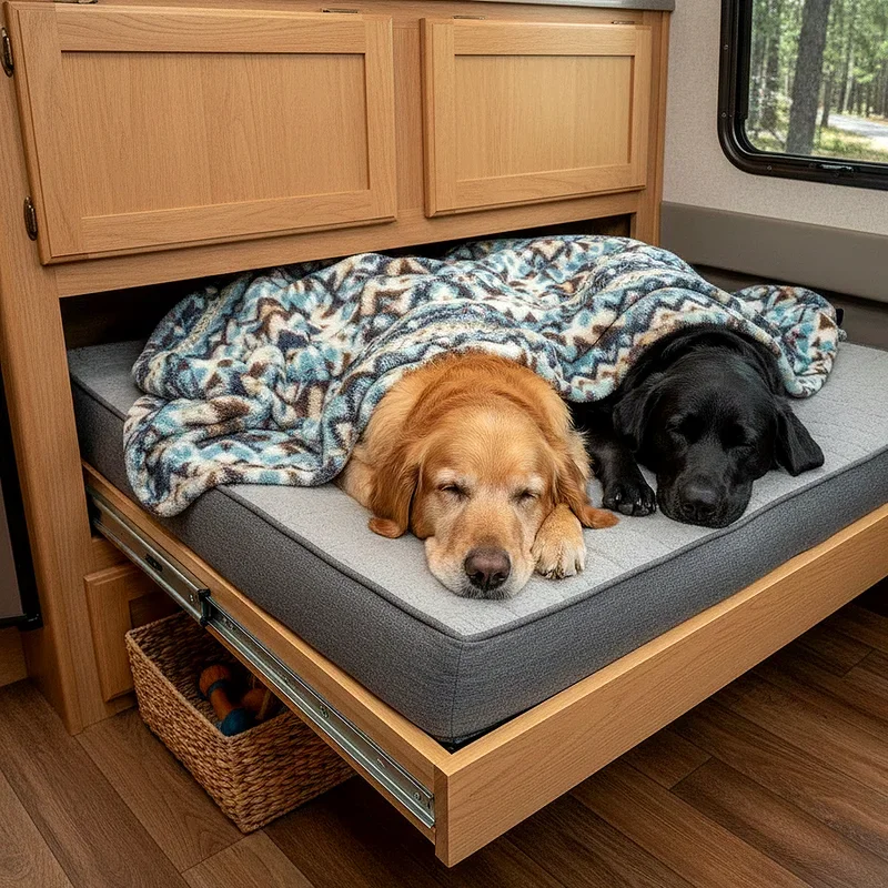 RV Dog Bed Ideas