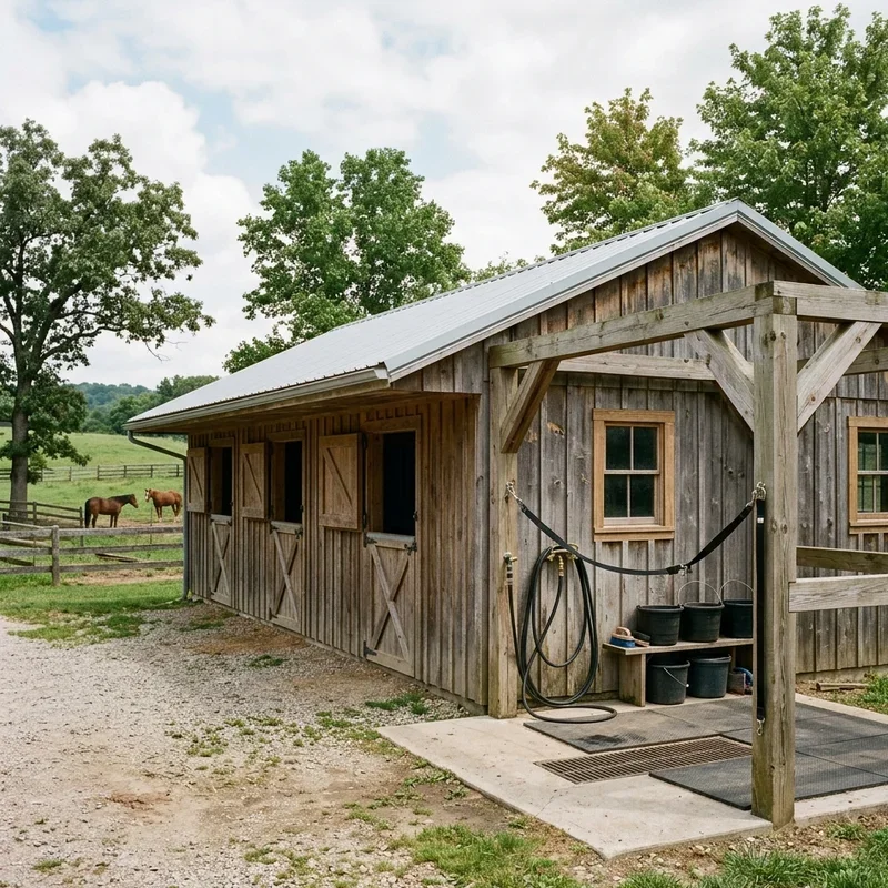 Simple Horse Barn Ideas