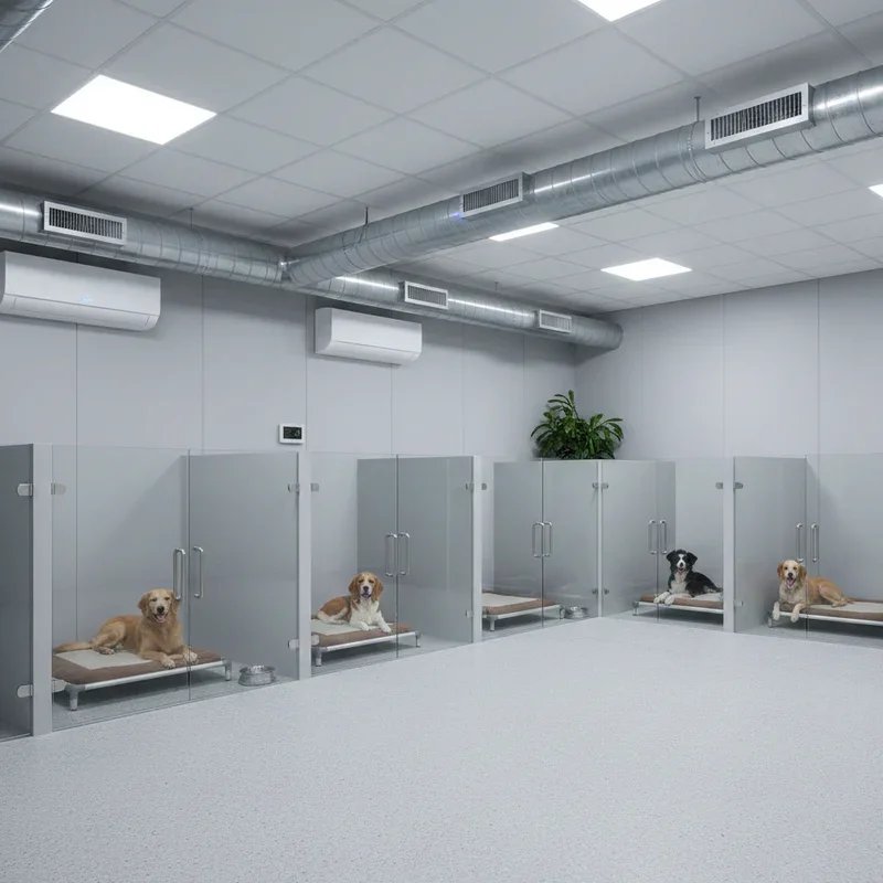khách sạn thú cưng có điều hòa