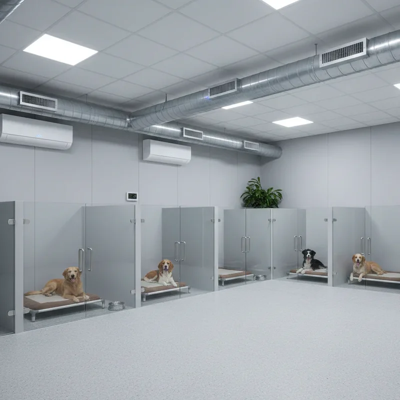 Indoor Dog Boarding Kennel Ideas