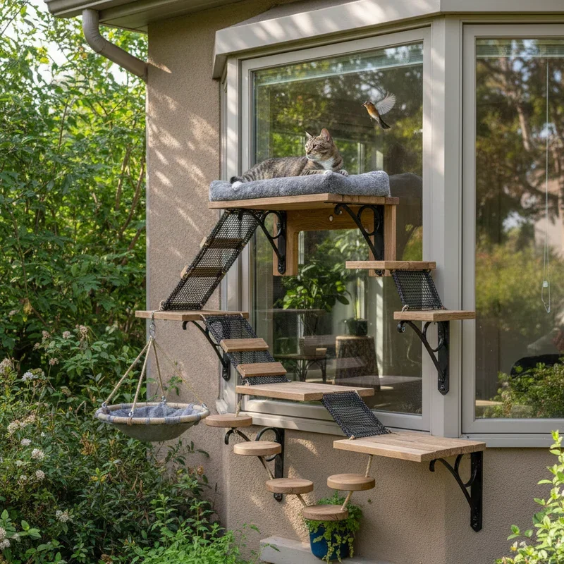 Outdoor Cat Perch Ideas