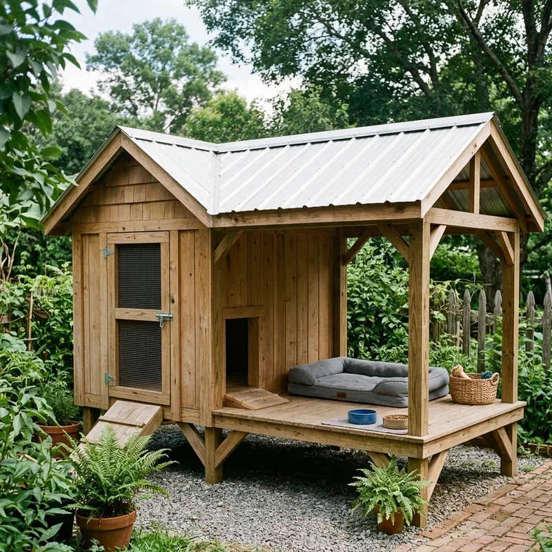 Raised Dog Kennel Ideas