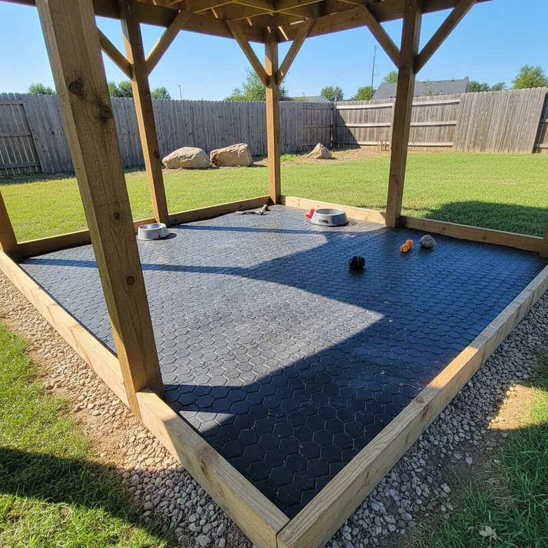 DIY Outdoor Dog Kennel Flooring Ideas