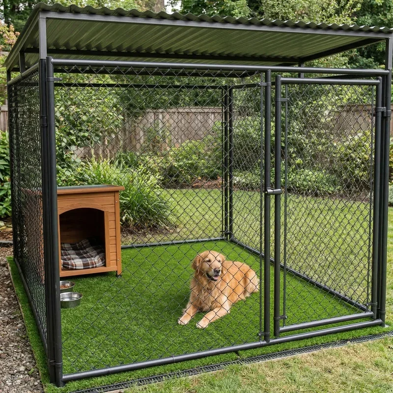Outdoor Dog Kennel Flooring Ideas on a Budget