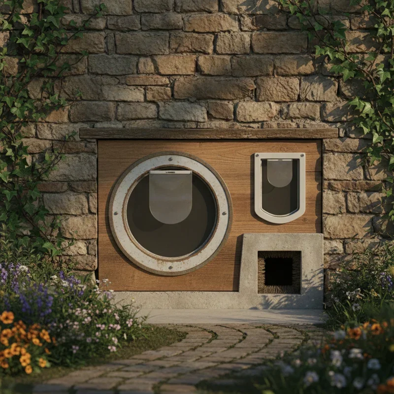 Dog Door Ideas for Wall