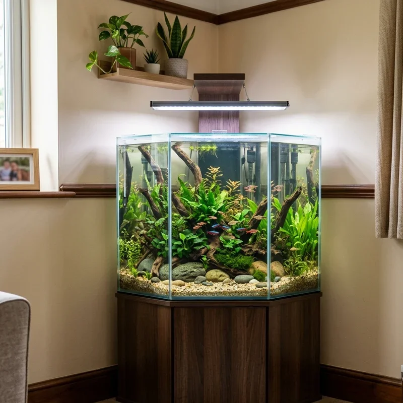 Corner Fish Tank Ideas