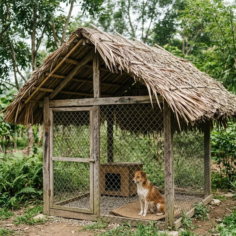 Outdoor Dog Kennel Roof Ideas