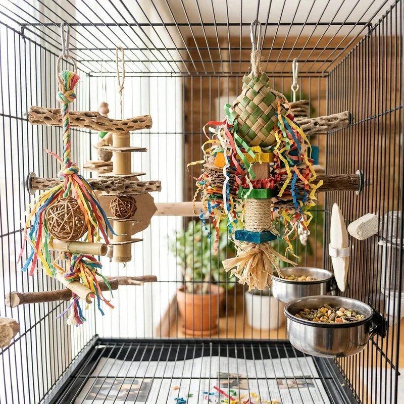 Bird Cage Setup Ideas